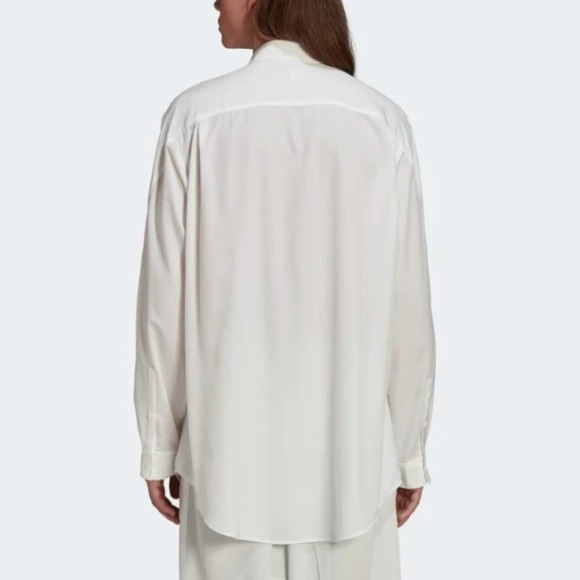 adidas x Y-3 Silky Taffeta Button Down Shirt - Picture 2 of 14